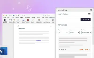 Lean Library Workspace for Microsoft 365 — screenshot