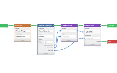 Leapwork Automation Platform for Microsoft 365 — screenshot