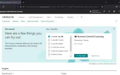 LearnBC for Business Central for Microsoft 365 — screenshot