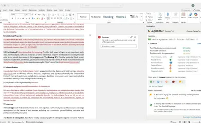 LegalSifter ReviewPro for Microsoft 365 — screenshot