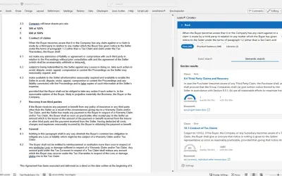 Lexis® Create+ for Microsoft 365 — screenshot