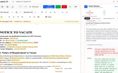 LexQuill for Microsoft 365 — screenshot