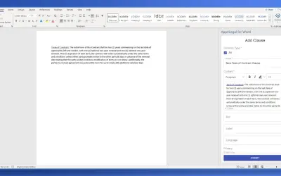 Lexzur for Word for Microsoft 365 — screenshot