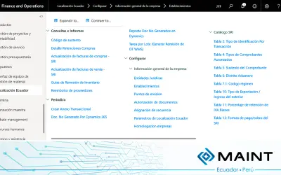 Localización tributaria para Ecuador for Microsoft 365 — screenshot