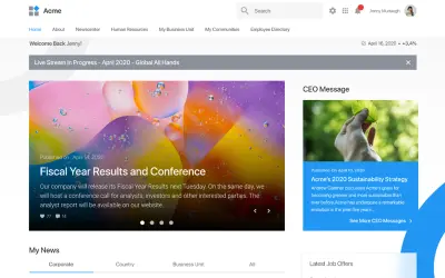 LumApps: Employee Intranet for Microsoft 365 for Microsoft 365 — screenshot