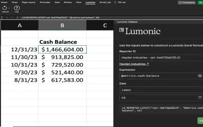 Lumonic Add-in for Microsoft 365 — screenshot