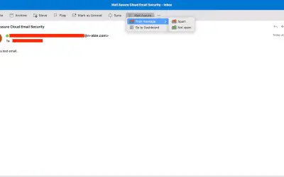 Mail Assure Cloud Email Security for Microsoft 365 — screenshot