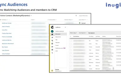 MailChimp Integration with Dynamics 365 CRM - Marketing4Dynamics for Microsoft 365 — screenshot