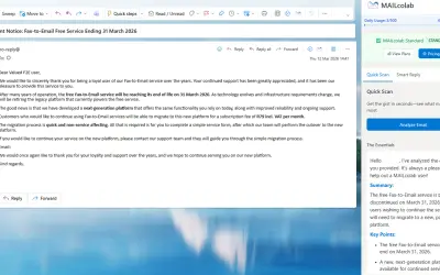 MAILcolab for Microsoft 365 — screenshot