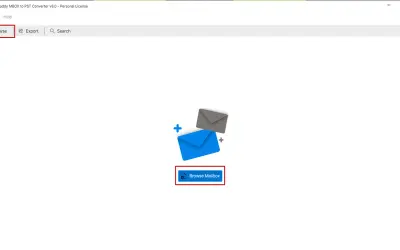 MailsDaddy MBOX to PST Converter for Microsoft 365 — screenshot