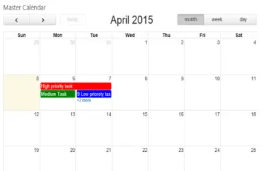 Master Calendar for Microsoft 365 — screenshot