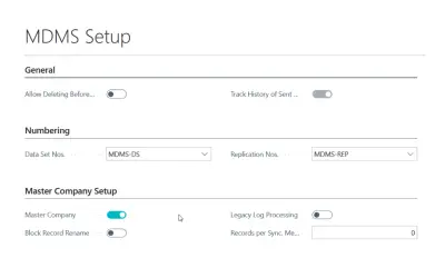 Master Data Management System for Microsoft 365 — screenshot
