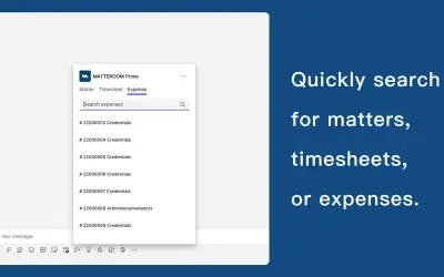MATTEROOM Prime for Microsoft 365 — screenshot