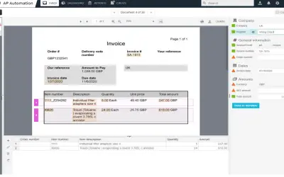 Medius AP Automation for Dynamics for Microsoft 365 — screenshot