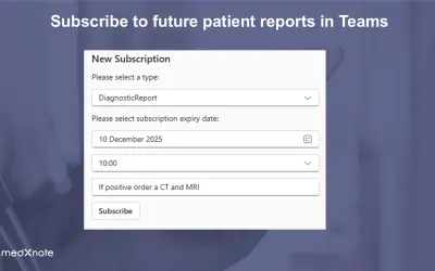 Medxnote MT for Microsoft 365 — screenshot