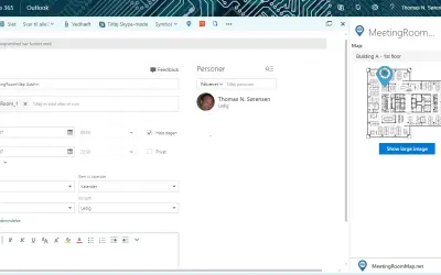 MeetingRoomMap for Outlook for Microsoft 365 — screenshot