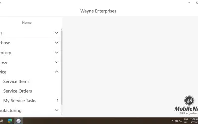MobileNAV for Microsoft 365 — screenshot