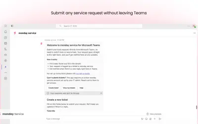 monday service for Microsoft 365 — screenshot