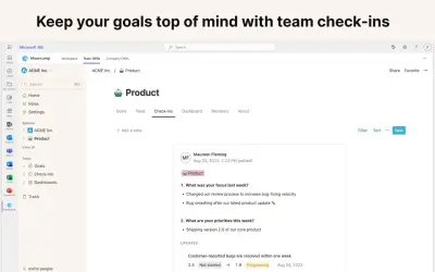 Mooncamp for Microsoft 365 — screenshot