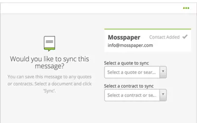 Mosspaper - Quote-to-Cash tools for Small Business for Microsoft 365 — screenshot