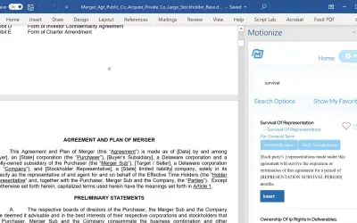 Motionize for Microsoft 365 — screenshot