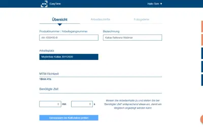 MTM-Easy® for Microsoft 365 — screenshot