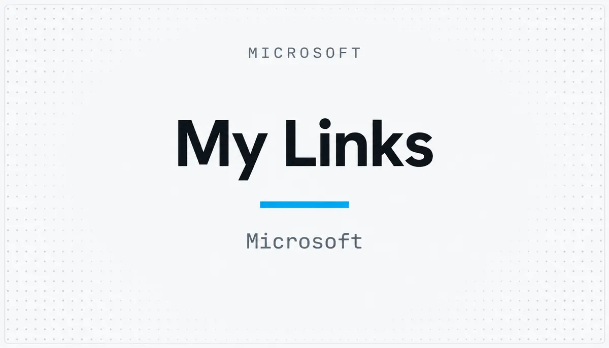 My Links — cover image