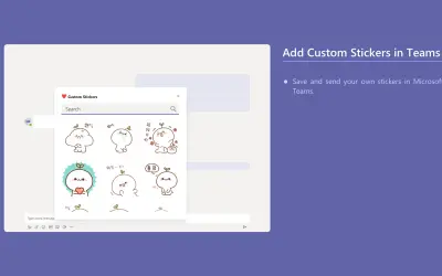 My Stickers for Microsoft 365 — screenshot