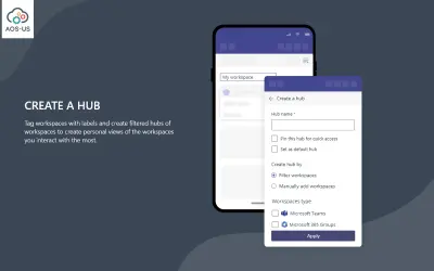 MyHub for AOS-US for Microsoft 365 — screenshot