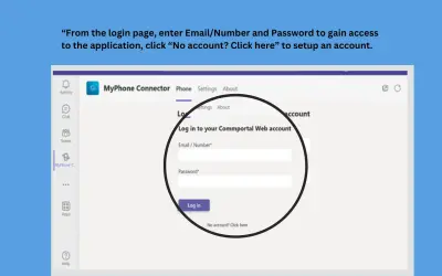 Myphone Connector for Microsoft 365 — screenshot