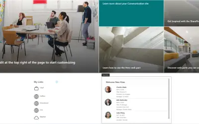 New Hires for SharePoint for Microsoft 365 — screenshot