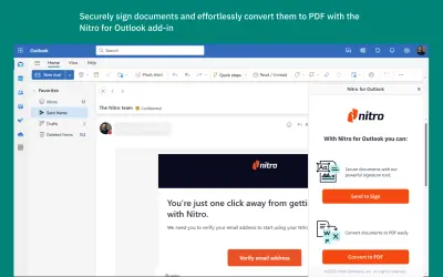 Nitro for Outlook for Microsoft 365 — screenshot