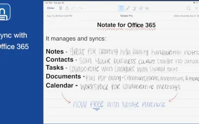 Notate for Microsoft 365 for Microsoft 365 — screenshot