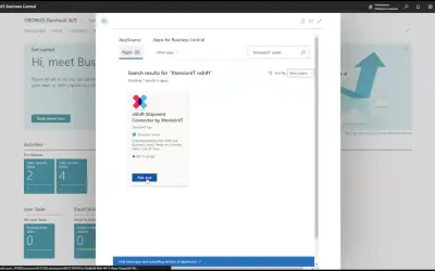 nShift Ship Connector by XtensionIT for Microsoft 365 — screenshot