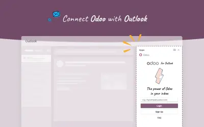 Odoo Inbox Addin for Microsoft 365 — screenshot