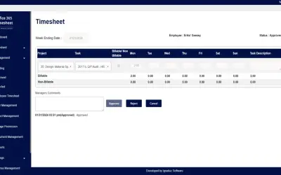 Office 365 Timesheet for Microsoft 365 — screenshot