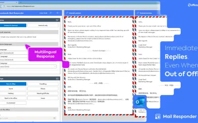 officeatwork | Mail Responder for Outlook for Microsoft 365 — screenshot
