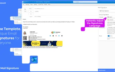 officeatwork | Mail Signature User Subscription for Microsoft 365 — screenshot
