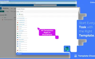 officeatwork | Template Chooser for SharePoint for Microsoft 365 — screenshot