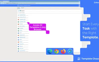 officeatwork | Template Chooser for the Browser for Microsoft 365 — screenshot