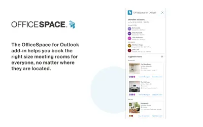 OfficeSpace for Outlook for Microsoft 365 — screenshot