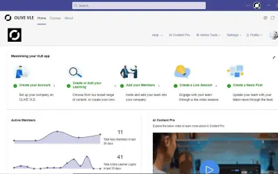 Olive VLE for Microsoft 365 — screenshot