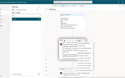 Omnichannel Voice Power Virtual Agent Extension for Microsoft 365 — screenshot