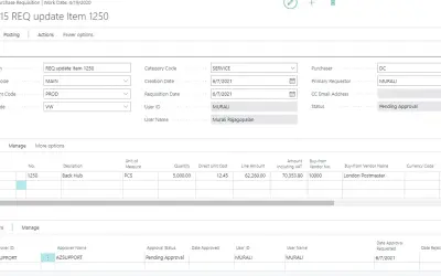 OmniFY Purchase Requisition for Microsoft 365 — screenshot