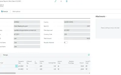 OmniFY SAP-Concur Expense Professional for Microsoft 365 — screenshot