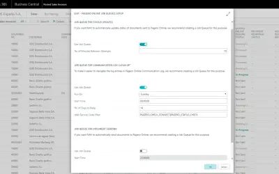 ONESOURCE Pagero for D365 Business Central for Microsoft 365 — screenshot
