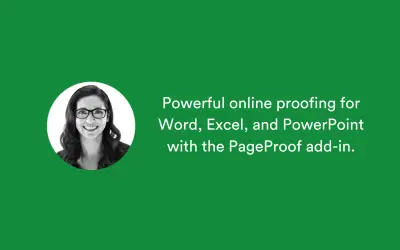 PageProof for Microsoft Office for Microsoft 365 — screenshot