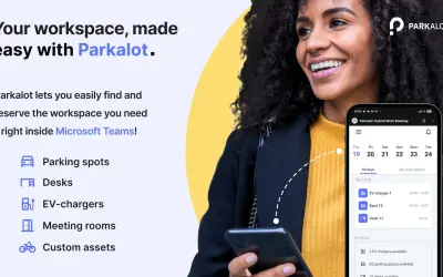 Parkalot: Hybrid Work Booking for Microsoft 365 — screenshot