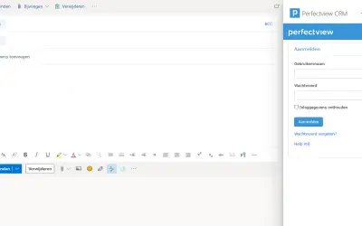 PerfectView CRM Online for Outlook for Microsoft 365 — screenshot
