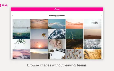 Pickit Images for Teams for Microsoft 365 — screenshot